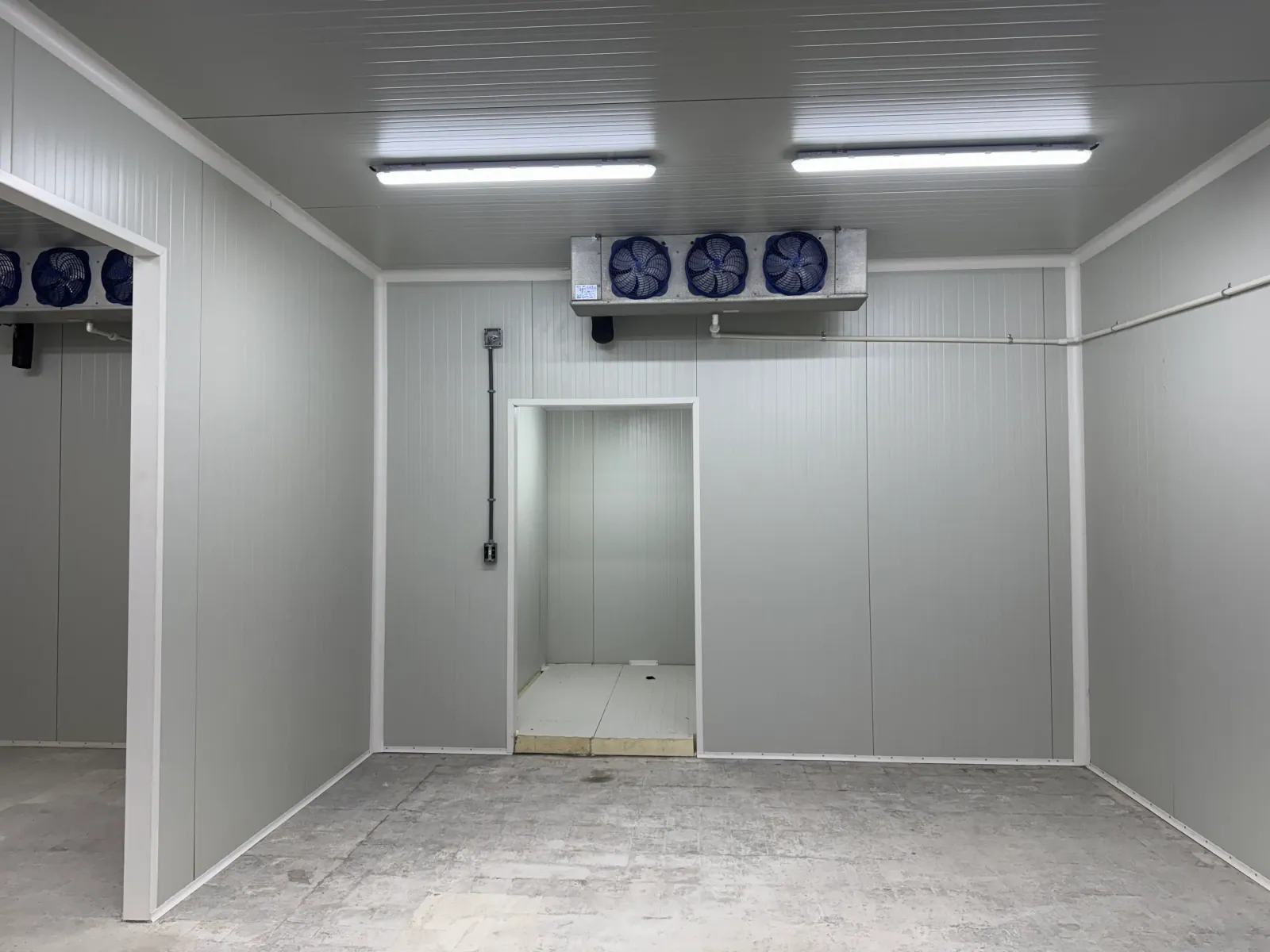 Cuarto frío terminado con acabado sanitario